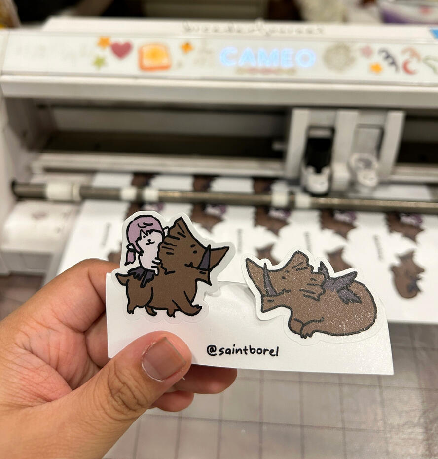 Regular Photo with Matte Laminate Kiss Cut Sticker Sheet